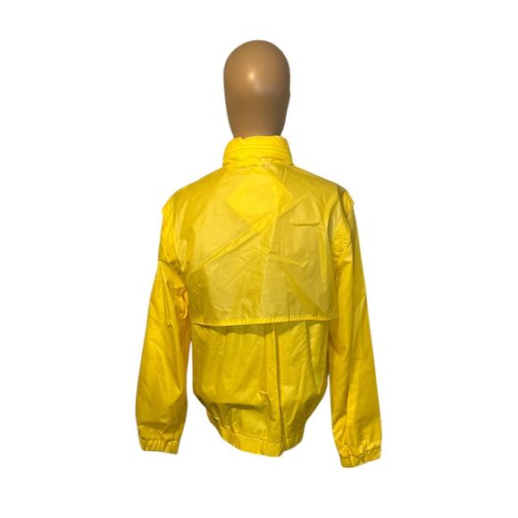 Vintage Field & Stream Actionwear Men's Yellow Zip-Up Windbreaker Size Medium - Picture 4 of 7